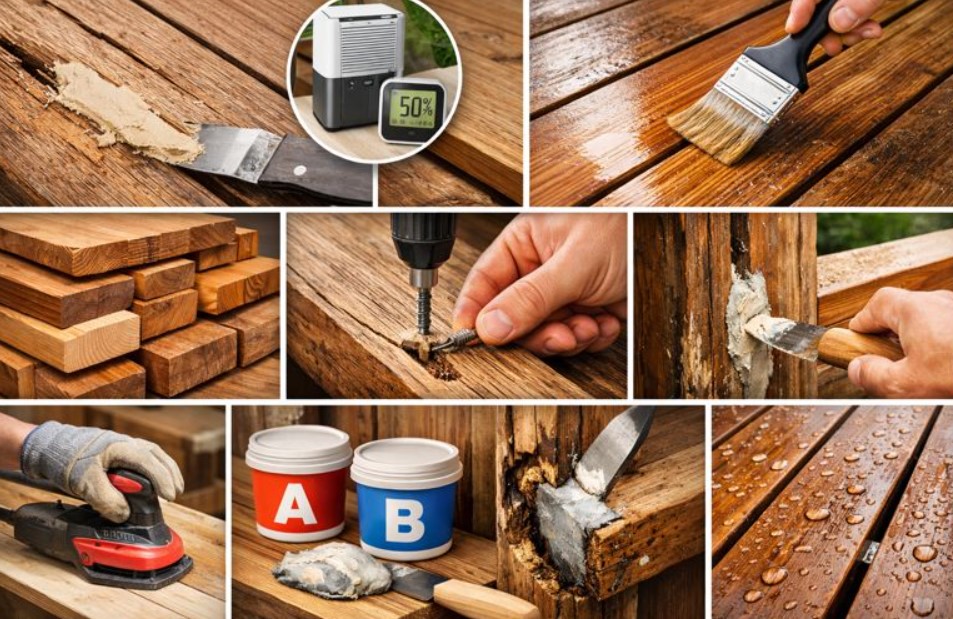 Ahşap Yüzeylerde Çatlama, Ayrılma ve Gevşemeyi Nasıl Önlersiniz?