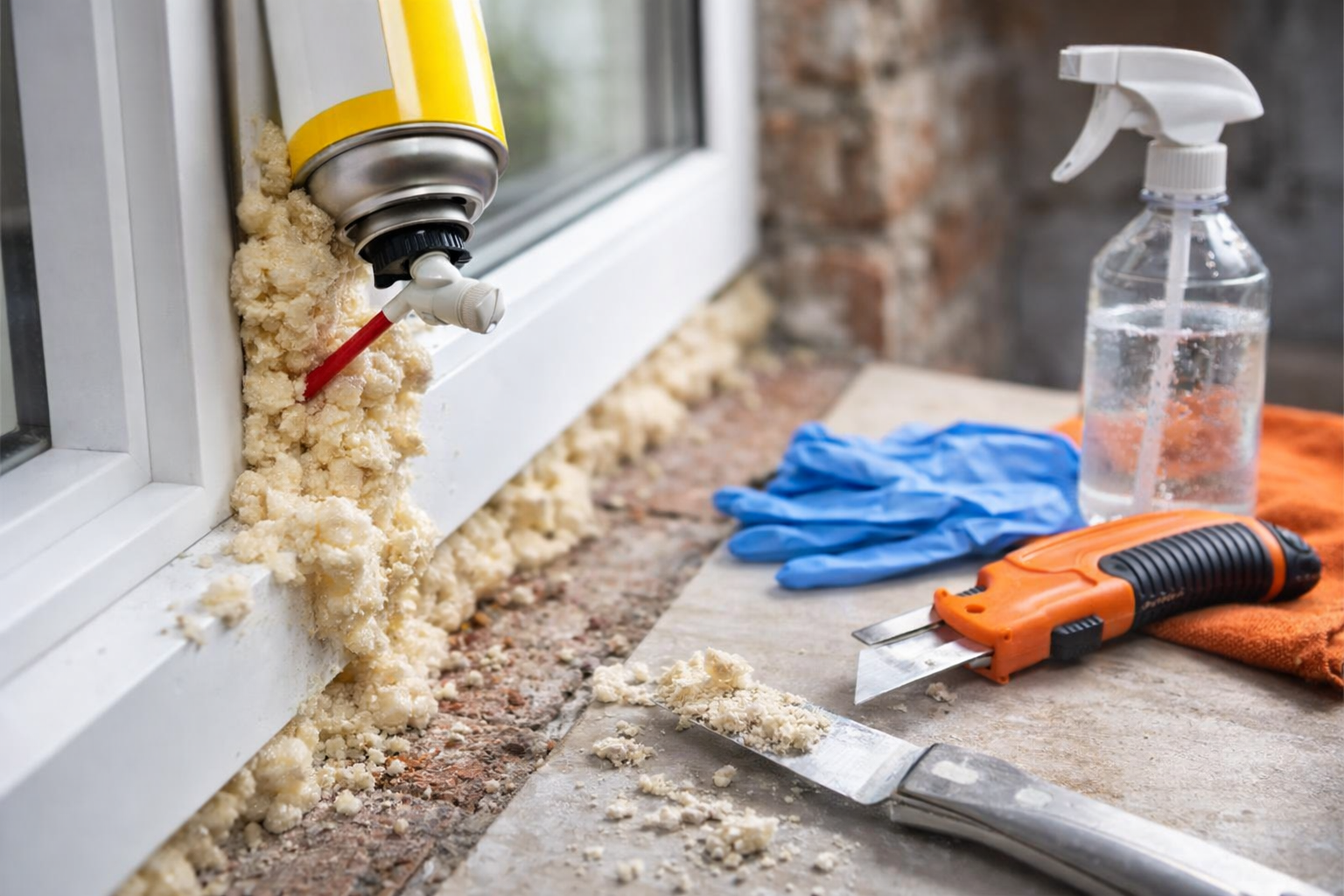 Montaj Köpüğü Fazla Sıkılırsa Ne Olur ve Nasıl Temizlenir?