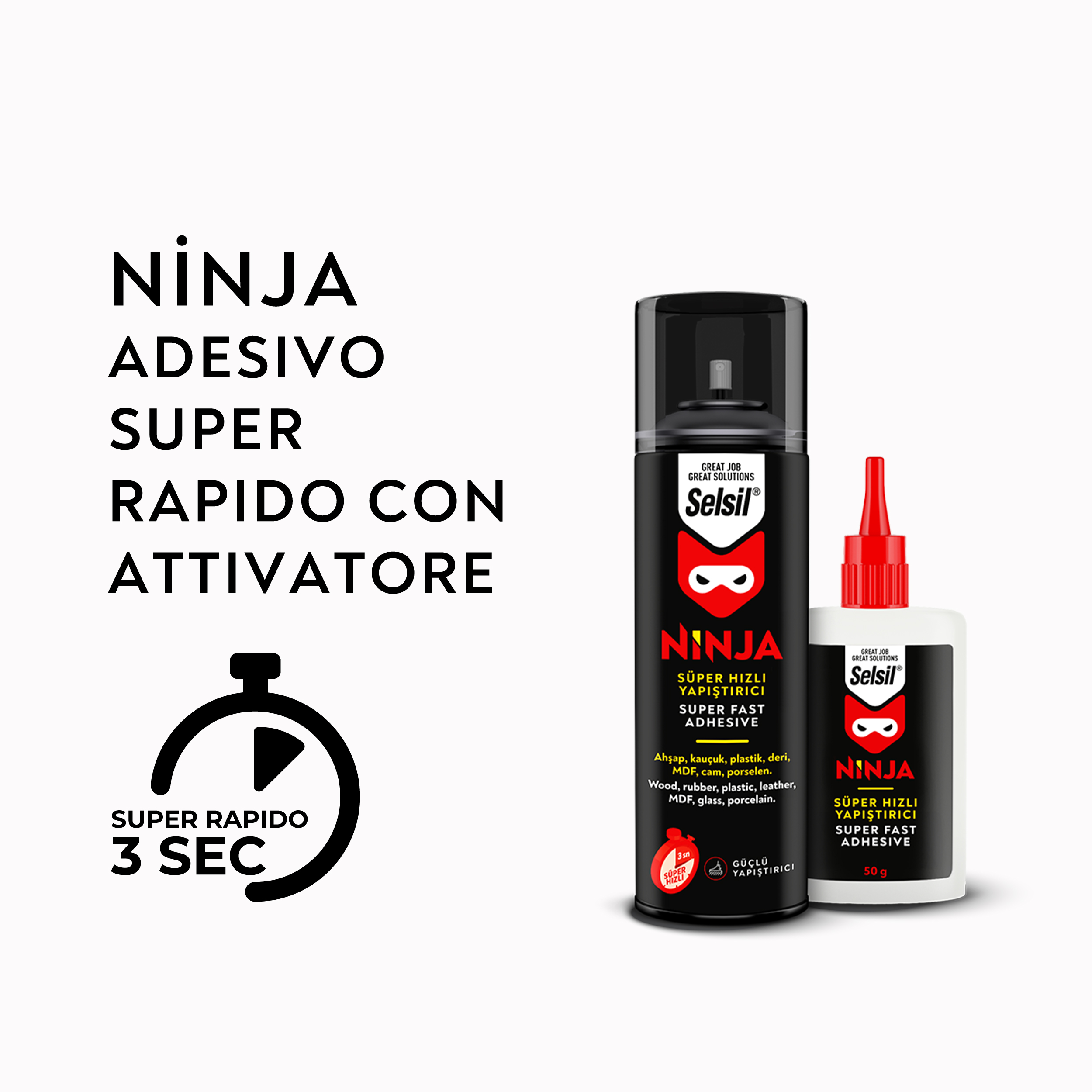Ninja hızlı mdf yapıştırıcı